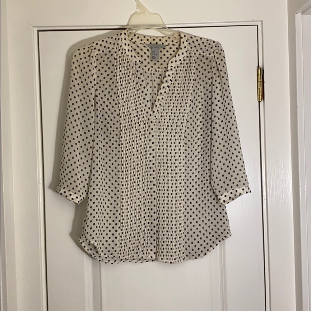 Polka dot blouse